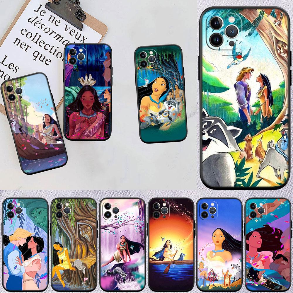 CJ41 Disney Pocahontas Soft Shell Phone Case for Redmi Note 10 11 12 Pro Max 10S 10C 10T 11A 11S 12S 12C
