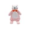 Baby Plush Toy Cute Cartoon Animal Dog/Penguin/Rabbit Tie Design Soft Touch Built-in Sound Paper Sleep Companion Gift Newborn Stuffed Comforting