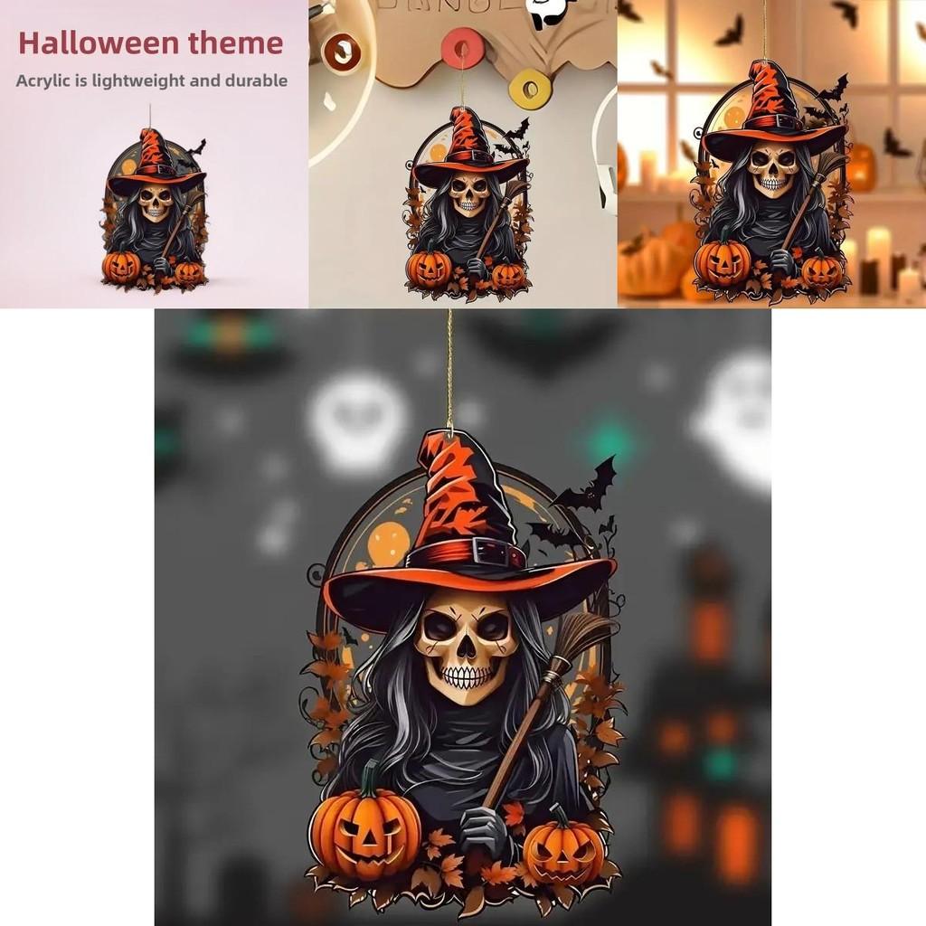Auto Deko Acryl Kürbis Anhänger Für Halloween Party Fahrzeug Ornament