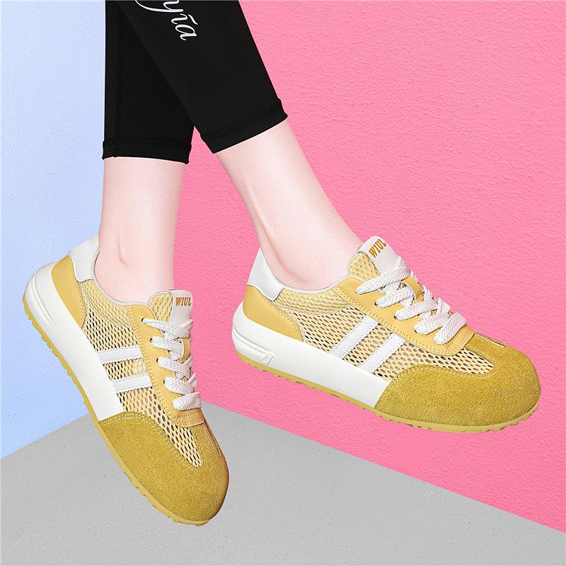 Breathable version of casual moral training shoes women's summer new mesh shoes platform-soled fashionable versatile sports shoes