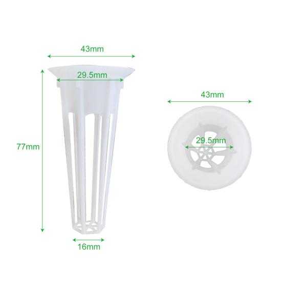 121ks/sada pěstební koš s nálepkou s houbičkou Pinzeta na víko Výměna hydroponického pěstebního systému pro pokojové bylinky Nádoba na výsadbu mladých rostlin