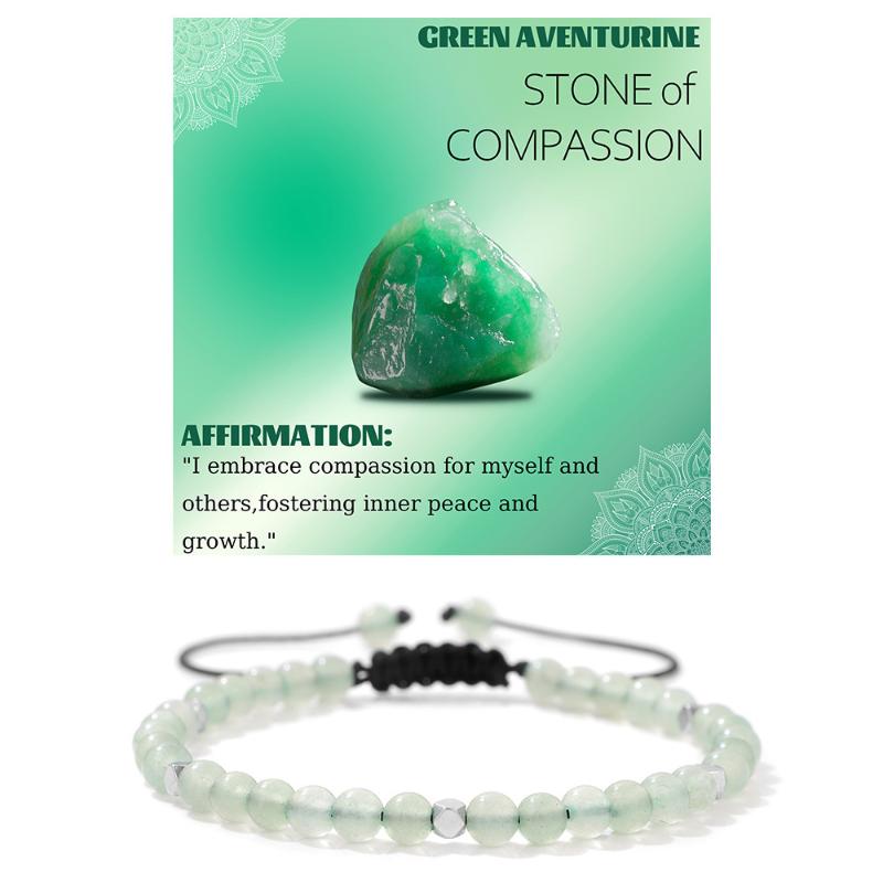 Pulseira Ajustável Trançada com Contas de Hematita de 4mm e Pedra Natural Adequada Para Homens e Mulheres Uso Diário Presente de Feriado Joias