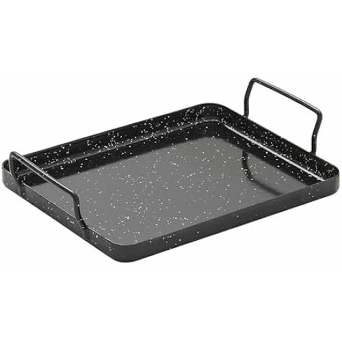 Plateau pour Four - Vaello - S7921366 - Acier émaillé - 30 x 26 cm - Multicolore