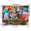 Diamond Painting Cat Pattern 5D Diy Daimond Painting Round Full Drill Animals Diamond Embroidery