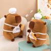 Popular Chef Capybara Internet Celebrity Plush Toy Kapibara Doll Ugly Cute Doll Ragdoll