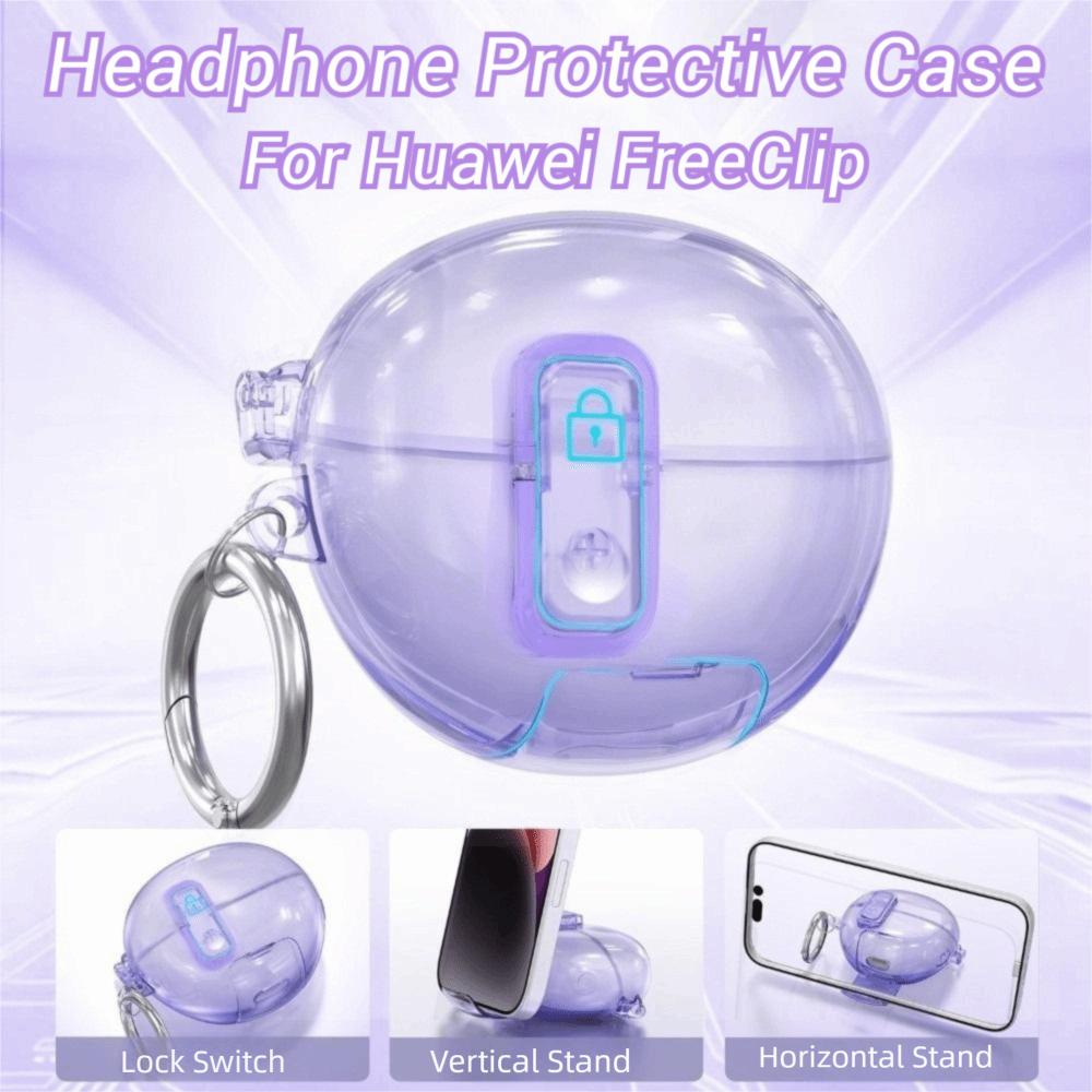 Soft Case Earphone Cover Shockproof Protective Shell for Huawei FreeClip Headphone Protection