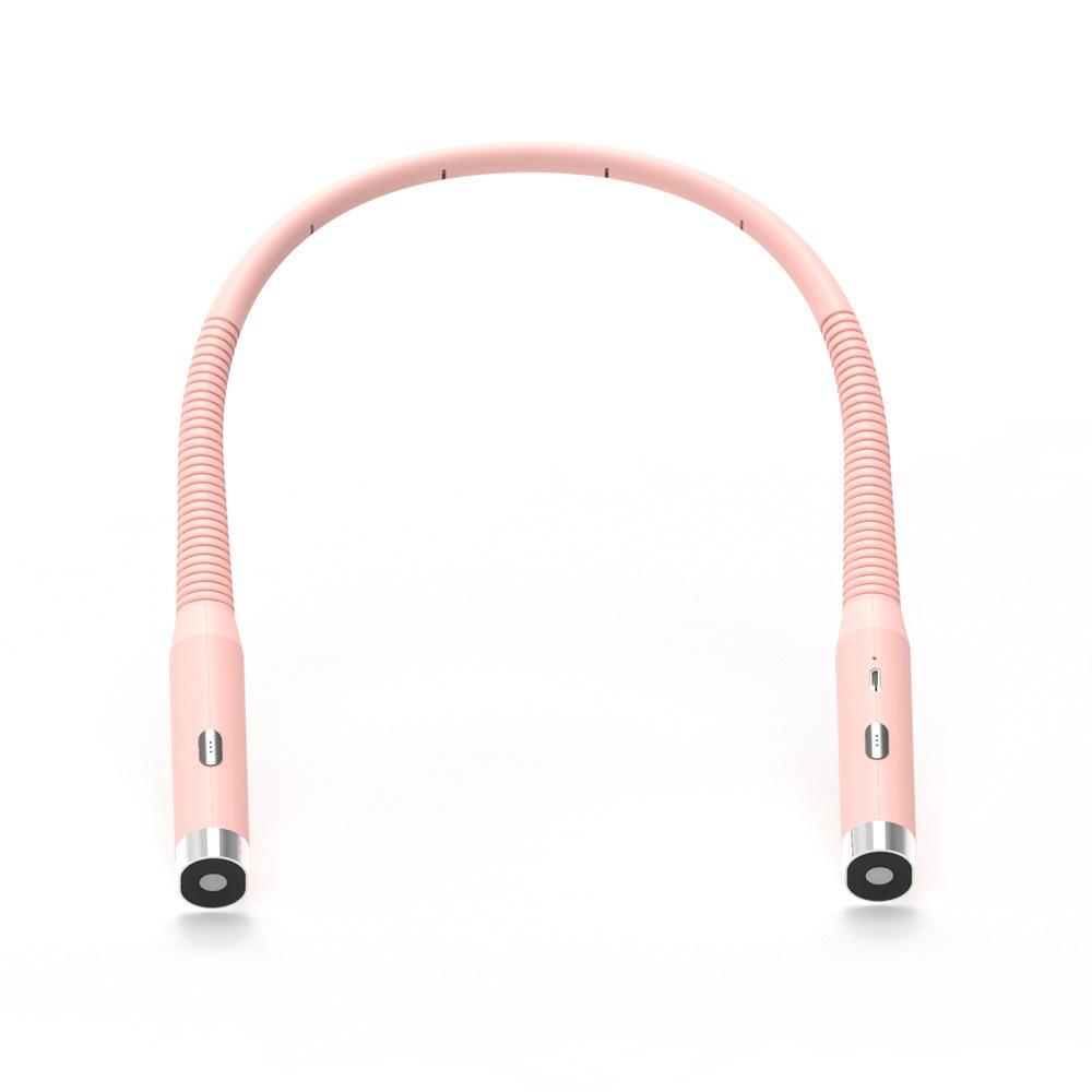 

D2 Neck Reading Light Book Lights Reading in Bed Bendable Long Lasting Portable Rechargeable Novelty Flexible LED Book Lighting розовый
