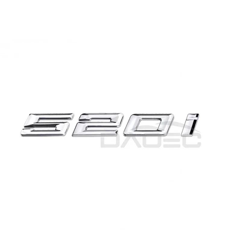 Insignia Emblema Calcomanía Pegatina Letras 3D ABS para Maletero de Coche Para BMW Serie 5 520i 525i 528i 530i 535i 540i E39 E60 E61 F10 F11 G30 tv2