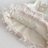 2025 New Winter Little Girls' French Chic Fleece-Lined Sleeveless Princess Dress