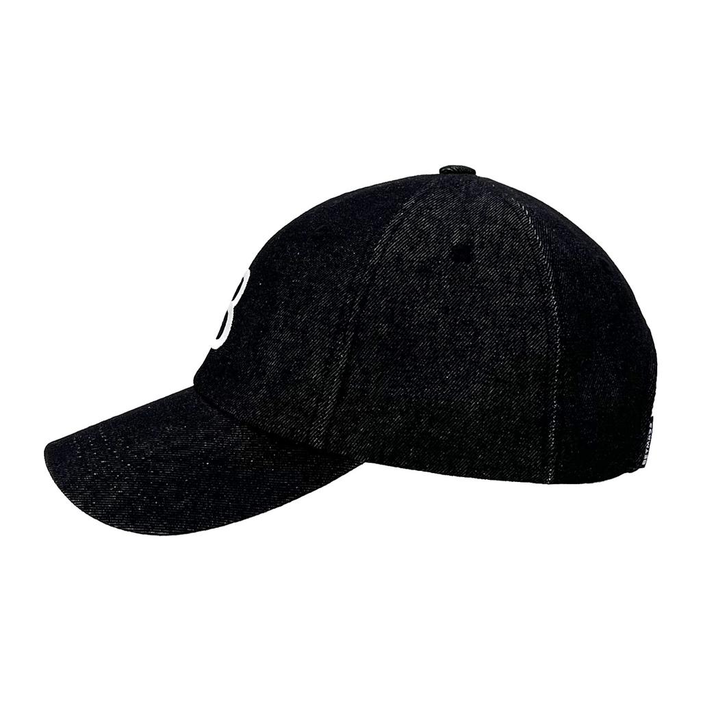 Baetmaeseu Basic B Logo Ball Cap (Dark Denim)