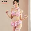Night Listening Incense Lingerie Sexy Temptation Princess Garter Lace Three-point Suit Cute Girl
