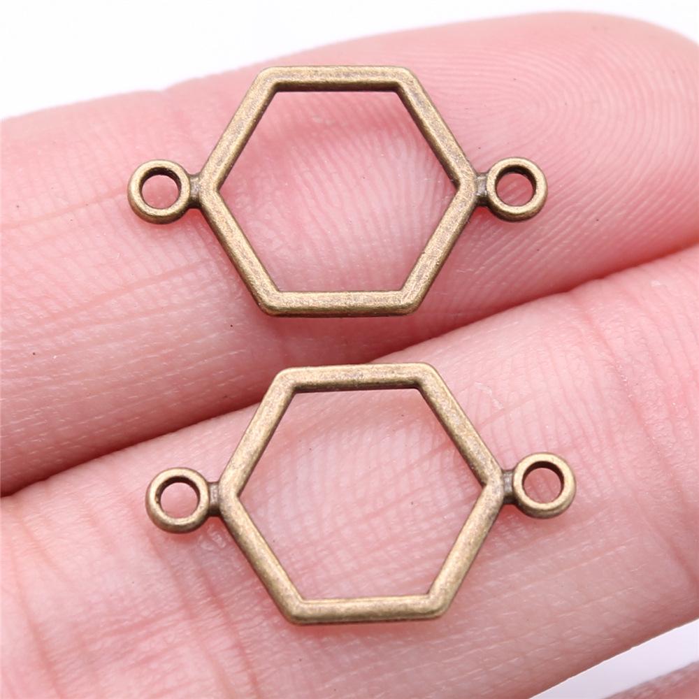 40pcs Charms Connector DIY Handmade Craft For Necklace Earring Making DIY Jewelry Making