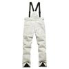 Couple's Color Warm Thick Pocket Strap Ski Pants For Men And Women