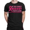 Breast Cancer Awareness Nobody Fights Alone Mens Womens TShirts Tee Top TA38