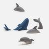 Marine Life Refrigerator Stickers Shark Dolphin Magnetic Refrigerator Decoration Resin Personality Creative Decoration Gift Toys