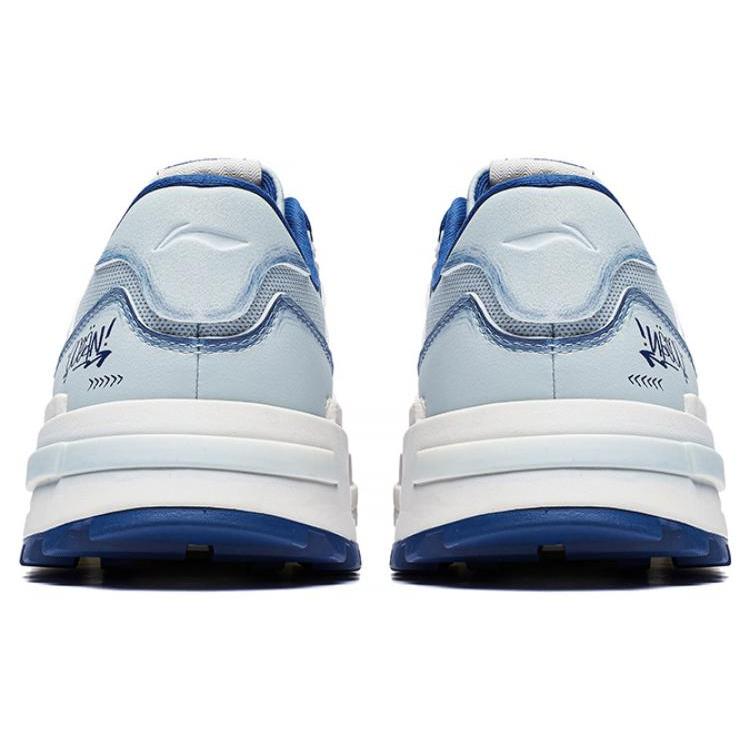 Li Ning Riding The Wind 2.0 Ocean Abrasion Resistant Breathable Low top Sports Casual Shoes Men's Blue AGCT463-1