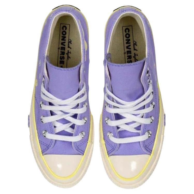 Converse CHUCK TAYLOR 70s Fashionable and Comfortable High-top Canvas Shoes for Women In Purple