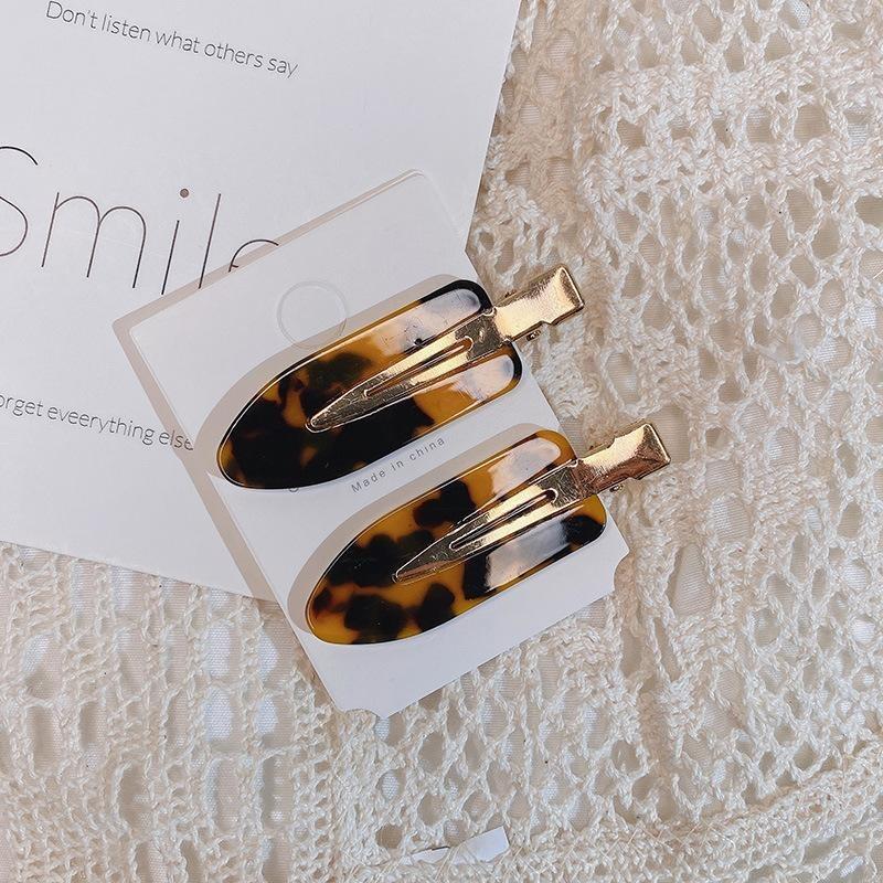 2/3/4/6 pezzi fermagli per capelli in acetato per trucco coreano moda oro bianco glitter per capelli copricapo ragazze donne accessori per capelli