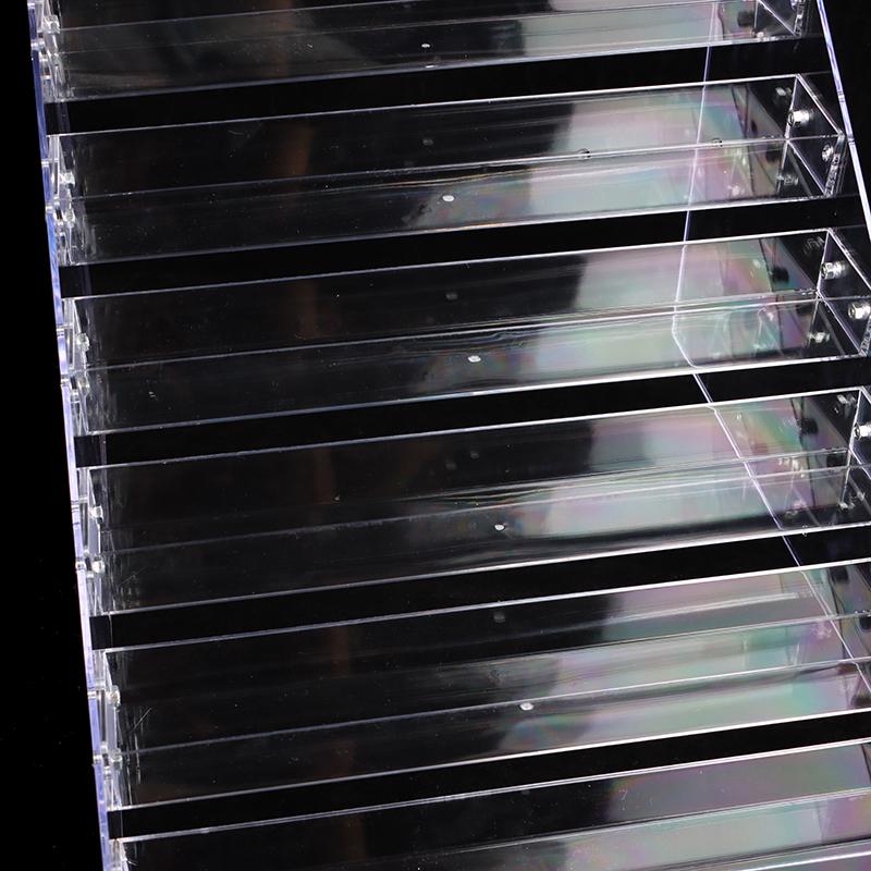 2/3/4/5/6/7 Layers Nail Polish Display Stand Clear Cosmetic Display Rack Holder Essential Oil Bottle Organizer Storage