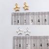 Popular Alloy DIY Accessories Hollow Five-Pointed Star Pendant DIY Handmade Bracelet Necklace Earring Clip Materials