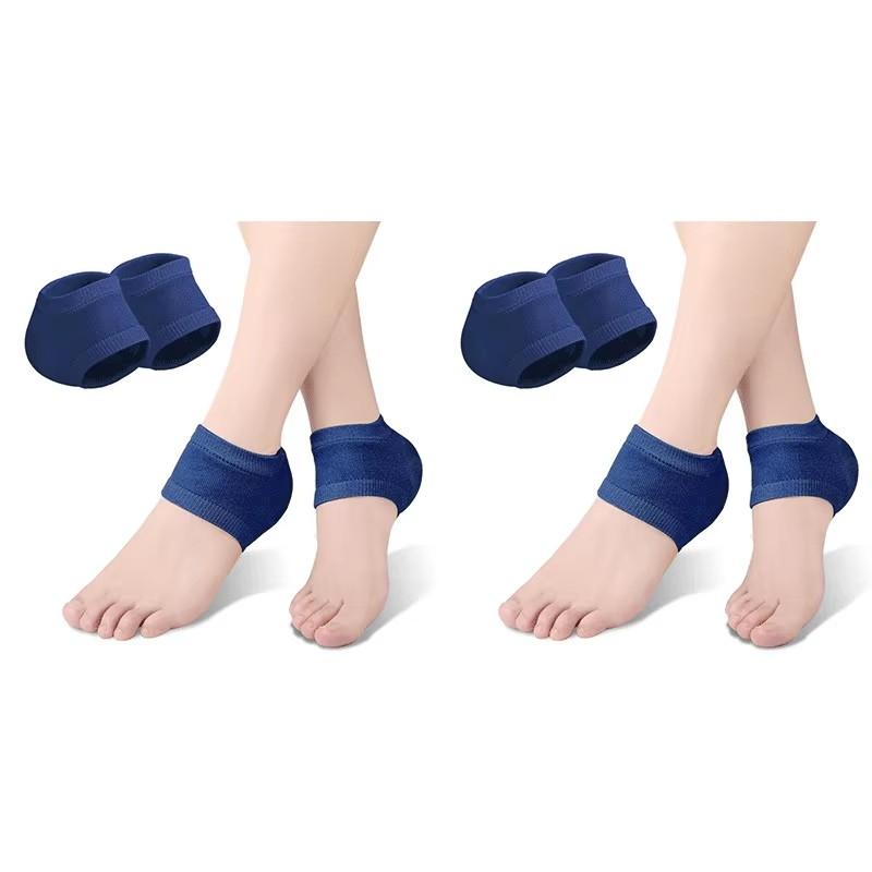 Silicone Protector Sleeve Heel Pads Heel Cups Plantar Fasciitis Support Feet Care Skin Repair Cushion Half-yard Gel Heel