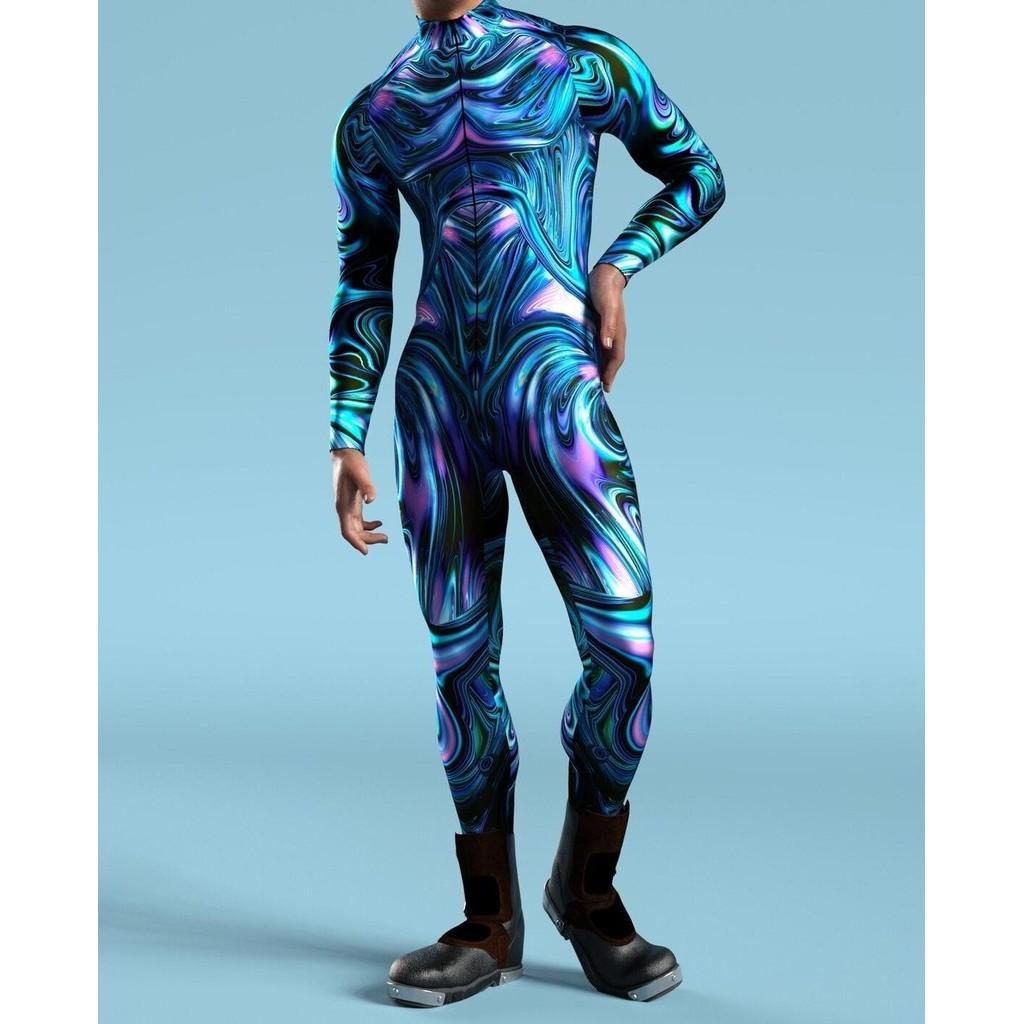 

Унисекс Киберпанк 3D цифровая печать Хэллоуин вечеринка ролевая игра наряд для женщин мужчин косплей костюм карнавальный комбинезон Adults XXXXL