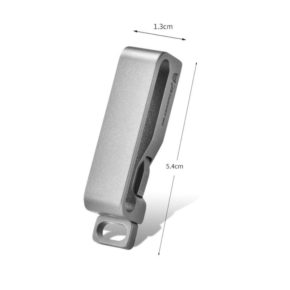 Lightweight Carabiner Hook Clip EDC Waist Belt Car Key Ring Portable Waist Belt Buckle  Outdoor