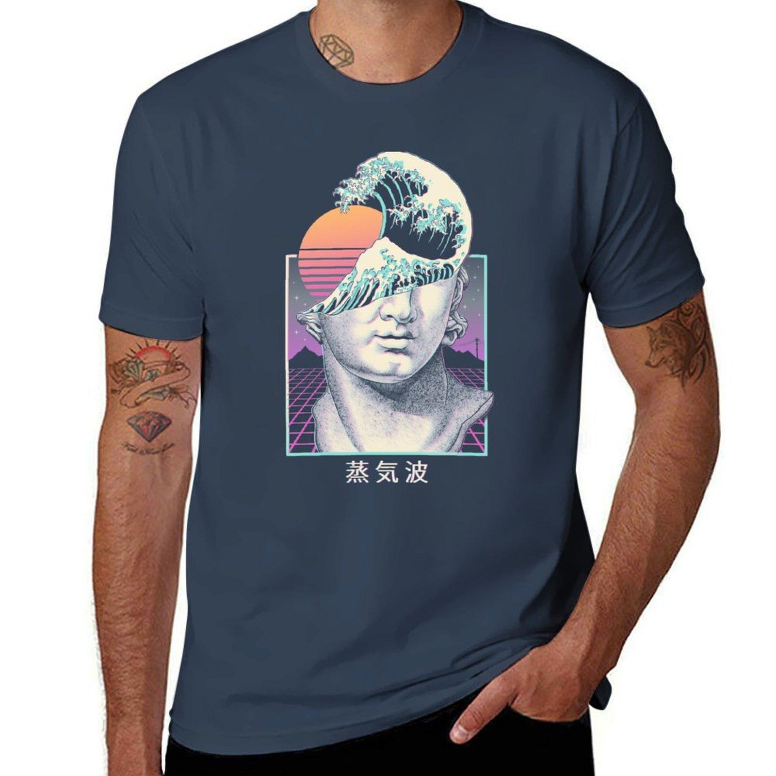 Great Vaporwave TShirt Athletic Fit Sports Short Sleeve Top S