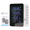 5 In 1 Air Quality Monitor, WiFi Indoor CO2 Meter for Tuya Smart, HCHO TVOC Detector with LCD Display, Infrared Sensor,