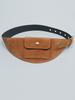 Women's Brown Vintage Suede Waist Bag - High-End Decorative Belt for Jeans & Skirts