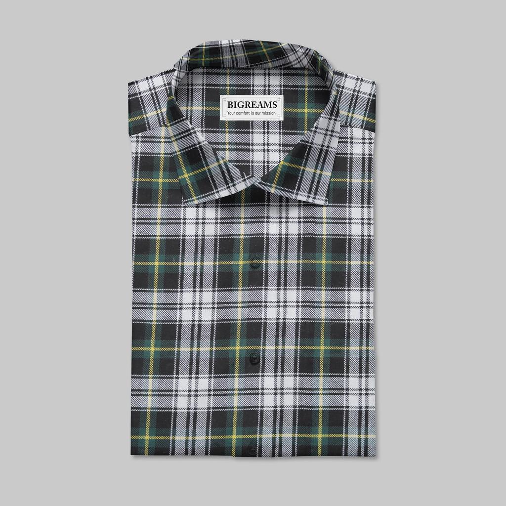 İplik Boyalı %100 Pamuk Yeşil Flanel Kumaş – 150 Gram, 145 cm Genişlik