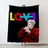 BIGBANG GDRAGON Custom Flannel Pattern Throw Blanket for Nap Time Perfect for Sofa Office AirConditioned Spaces
