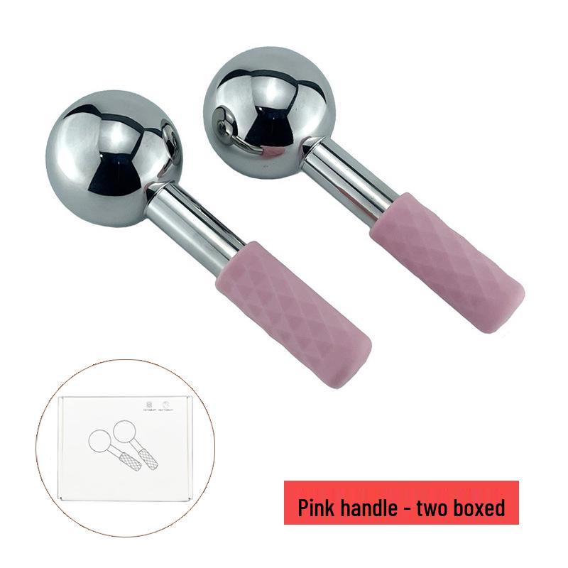 Stainless Steel Facial Ice Wave Massage Ball for Eye and Beauty Care