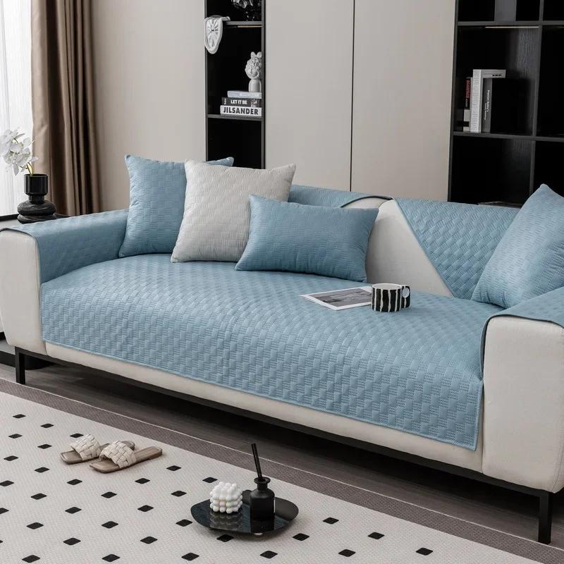 Water Repellent Cool Summer Sofa Cover Luxury Non-Slip Sofas Towel for Living Room Anti Cat Scratch Pet Dog Kid Mat Home Decor
