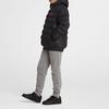 Nike Sportswear Solid Color Casual Lace-Up Mid-Rise Knit Joggers Kids Joggers Dark-Heather-Gray AJ6721-063