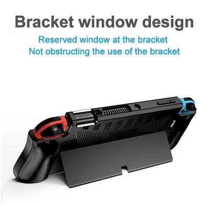 Dockable TPU Protective Case Skin for Nintendo Switch OLED Console Soft Silicone Cover Shell Sleeve for Switch OLED Accessories