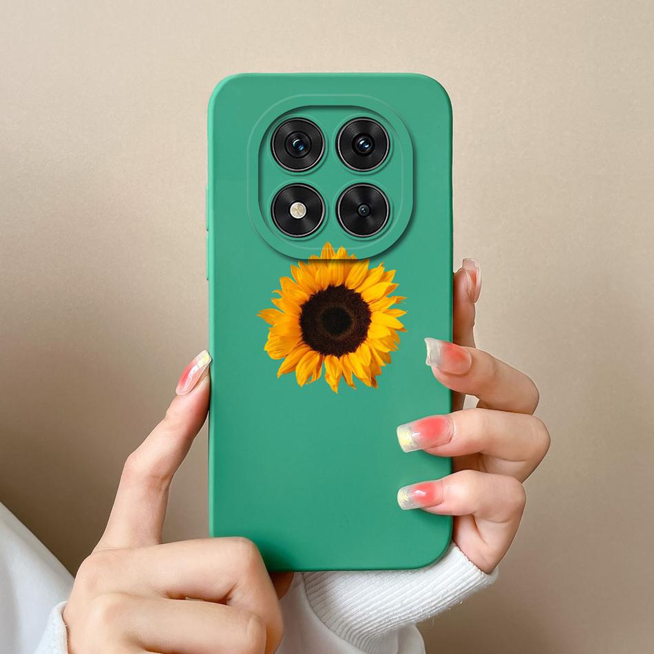 

Flower Case For Poco X7 Pro Cover Upgrade Liquid Silicone Full Protection Phone Covers For Xiaomi Poco X 7 X7Pro 5G Back Housing Poco X7