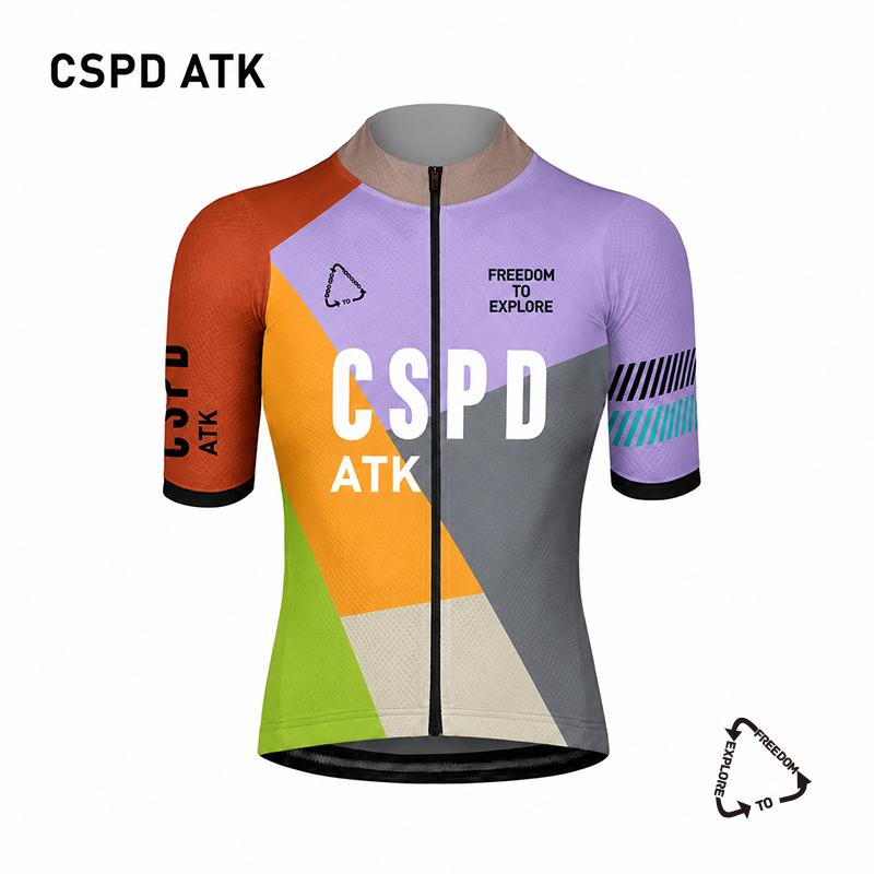 Men's Cycling Clothing Summer New Cycling Set Moisture Absorbing Quick Drying Cycling Jersey High Elasticity Bib Shorts