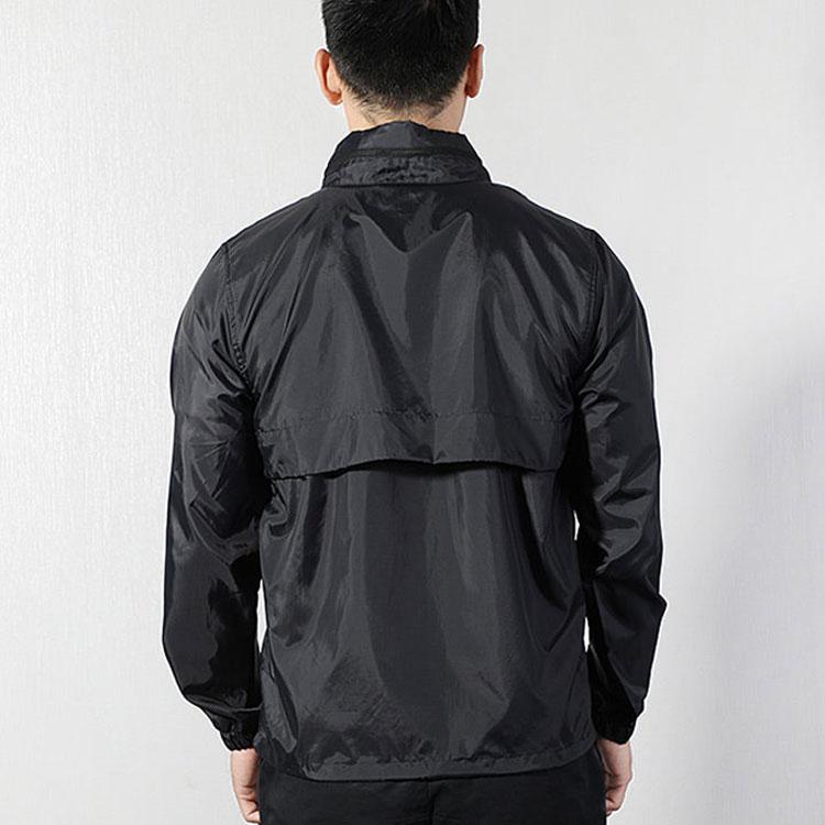 Nike Running Training Woven Breathable Windproof Hooded Jacket Men Outerwear Black AR2239-010