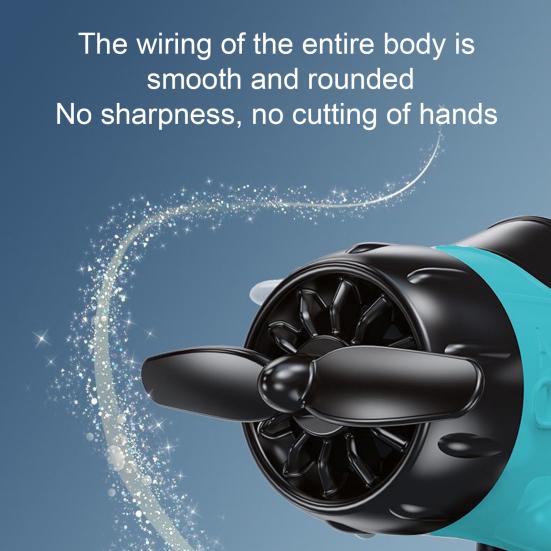 Solar Powered Airplane Car Ornament Dashboard Aircraft Model with Suction Cup 360 Degrees  Rotating Propeller Center Console Drift Accessory