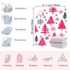 1PC Christmas Tree and Snowflake Print Blanket — Made of soft plush flannel, perfect for sofas, beds, or recliners. It is ideal