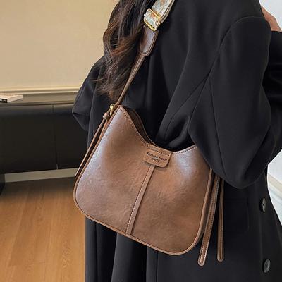 Bag Ladies 2025 New Trendy High-end Fashion Messenger Bag Retro Popular Broadband Shoulder Bucket Bag This Year