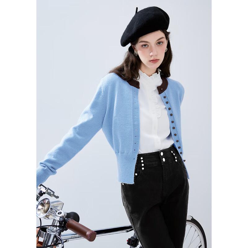 

Women s Round Neck Knit Cardigan XL