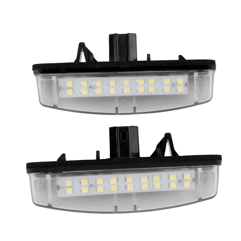 2 ks Auto LED světlo SPZ 12V SMD Lampa SPZ Vhodné pro TOYOTA Camry Ls430