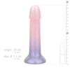 Realistyczne Dildo Z Przyssawką Mermaid Ombre Dildo - 17 Cm