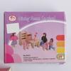 Kids Mini Table Chair Cabinet for 1/12 Dollhouse Bearoom Living Room DIY Accessories