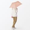 MUJI Lightweight Folding Umbrella for Sun and Unisex Light 50cm Rib Length Rain, Adult, DEA03A5A, Pink,