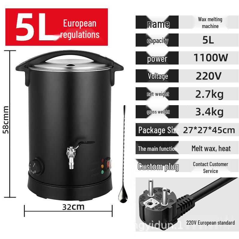 European & American Standard Stainless Steel Beauty Salon Wax Melting Machine