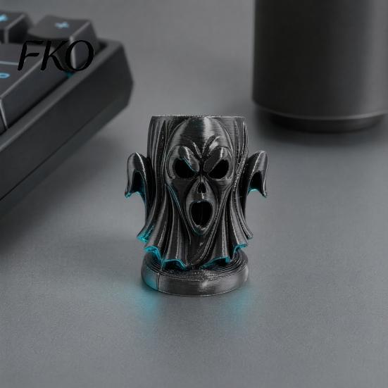 Halloween Table Decor 3D Printed Ghost Egg Holder, Multi-Functional Tray Ornaments for Storage And Durable Desktop Decoration, Horror Theme