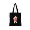 Women Shopping Bag All-match Bear Series Handbag Foldable Reusable Cloth Shopper Harajuku Style Bag Student Canvas Tote Bag